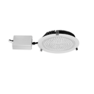 round slim recessed led fixture 50w