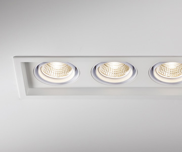 Multiples Linear Recessed LED Fixtures