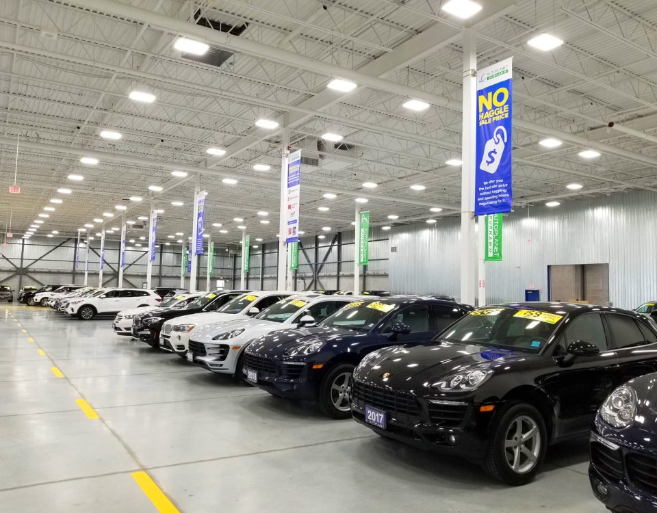 Toronto car dealership lighting