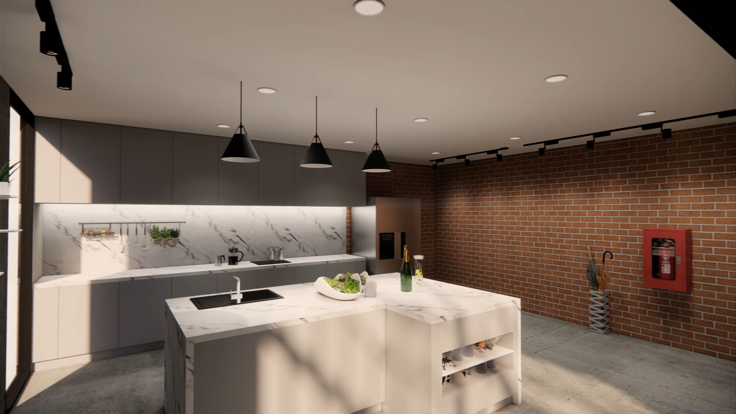 LED ceiling light fixtures