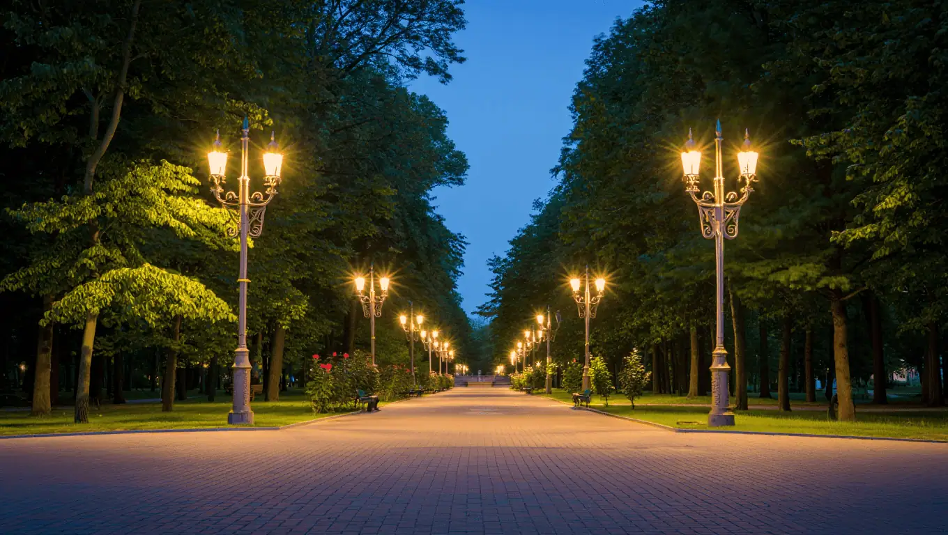 Decorative Outdoor Pole Lighting