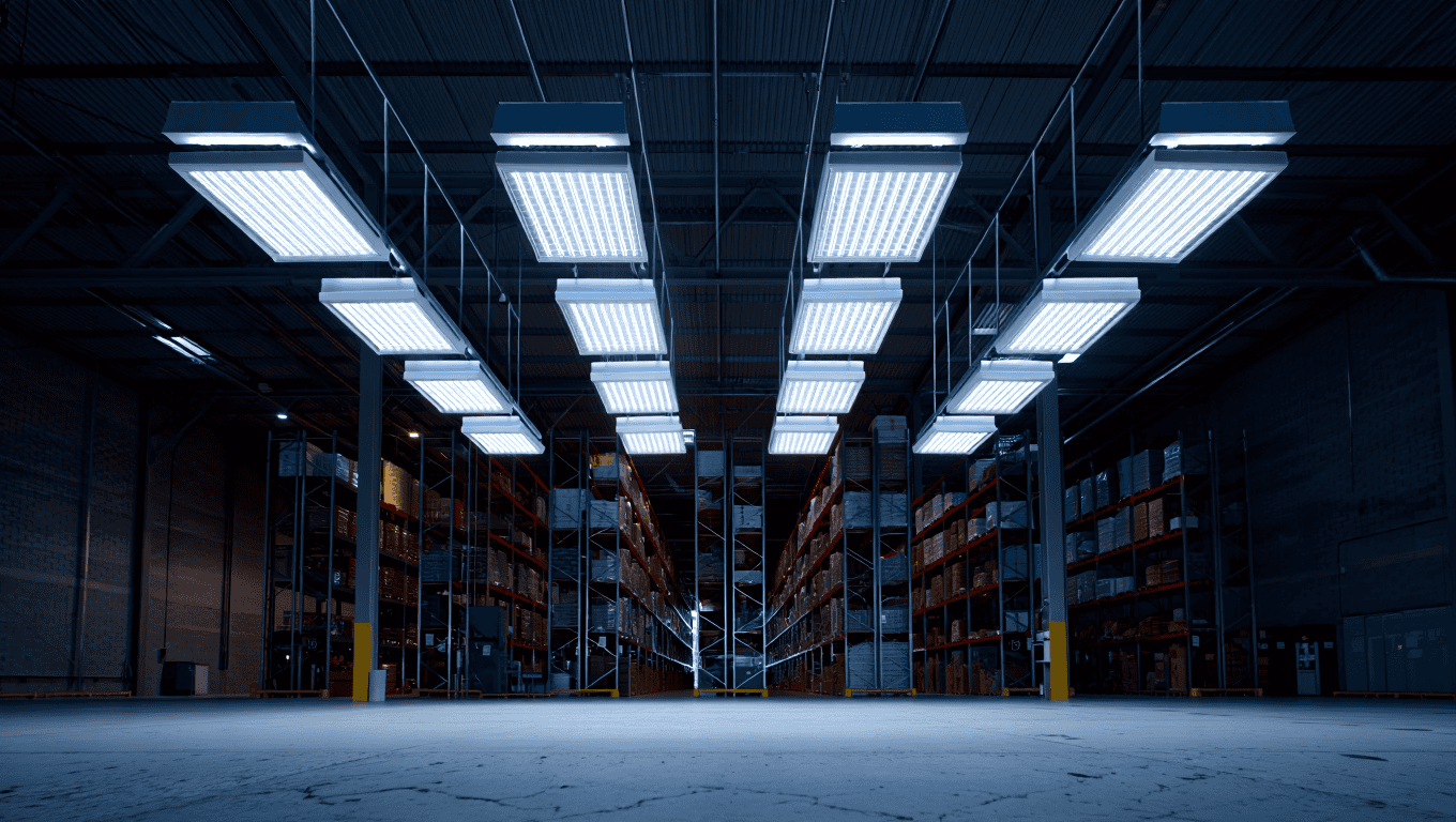 hjigh bay led fixtures for warehouses