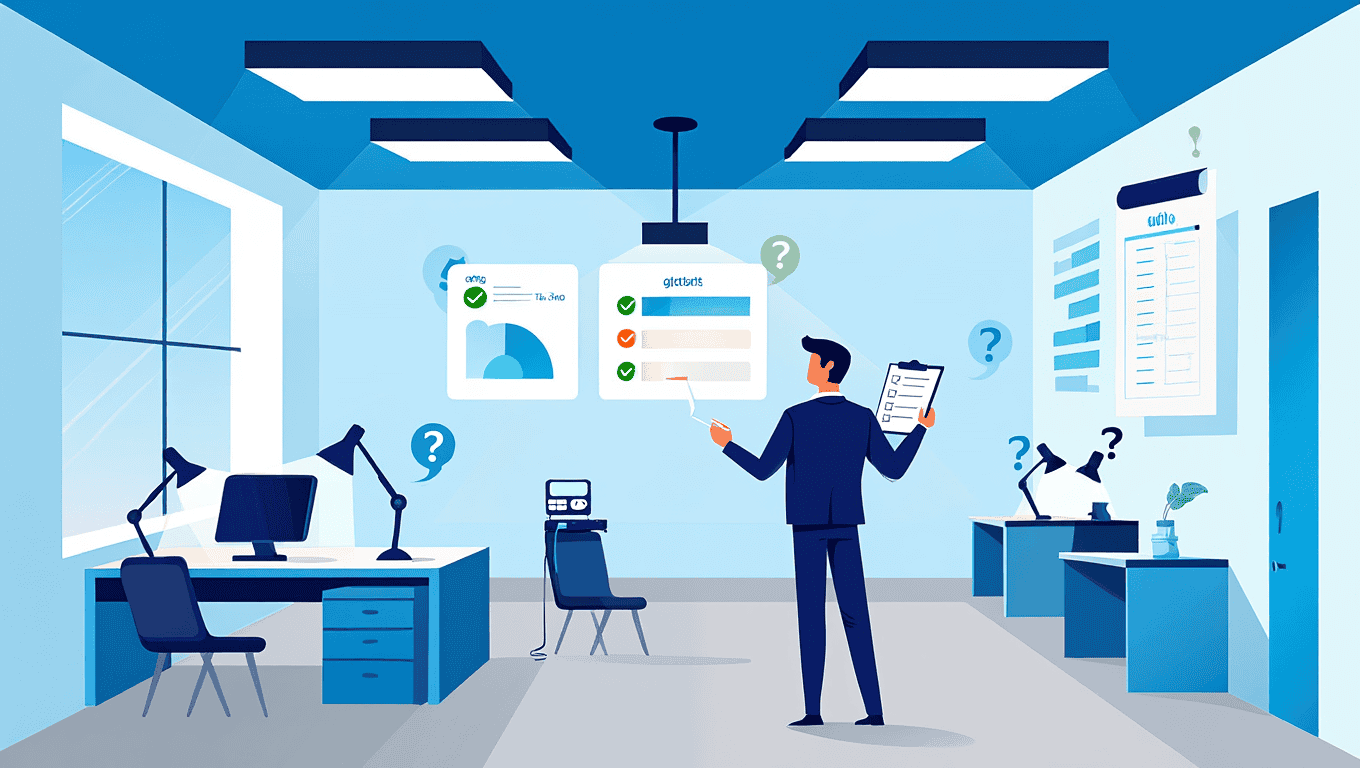 lighting audit questions facility manager