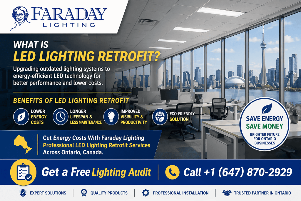 Get LED Lighting Retrofit Services in Ontario led lighting retrofit services ontario