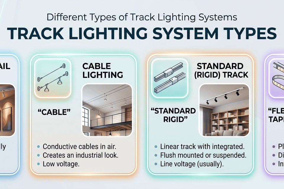 Types of Track Lighting Systems